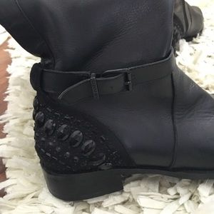Gianni Bini Black Studded Riding Boots